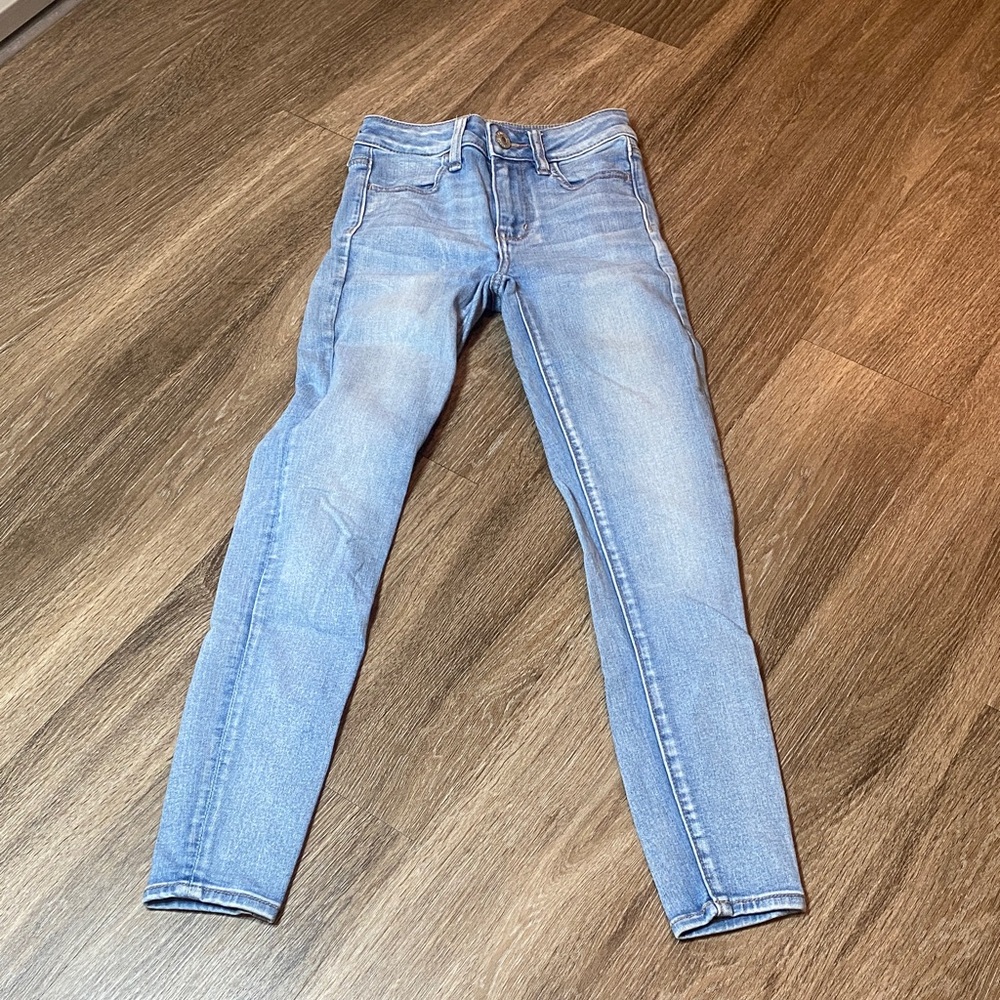 American Eagle Outfitters Sky Blue Skinny Jeans